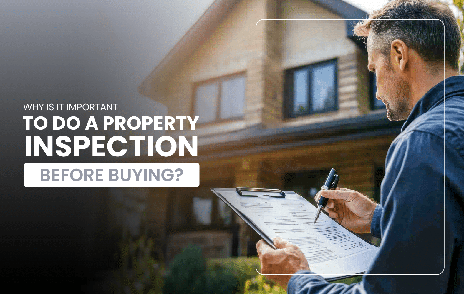 Why is it important to have a property inspection before buying?